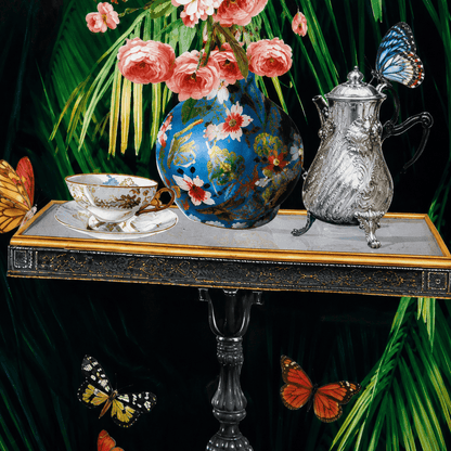 Pictures  -  60006777 Tea Time Painting - 85 x 85cm  -  60006777