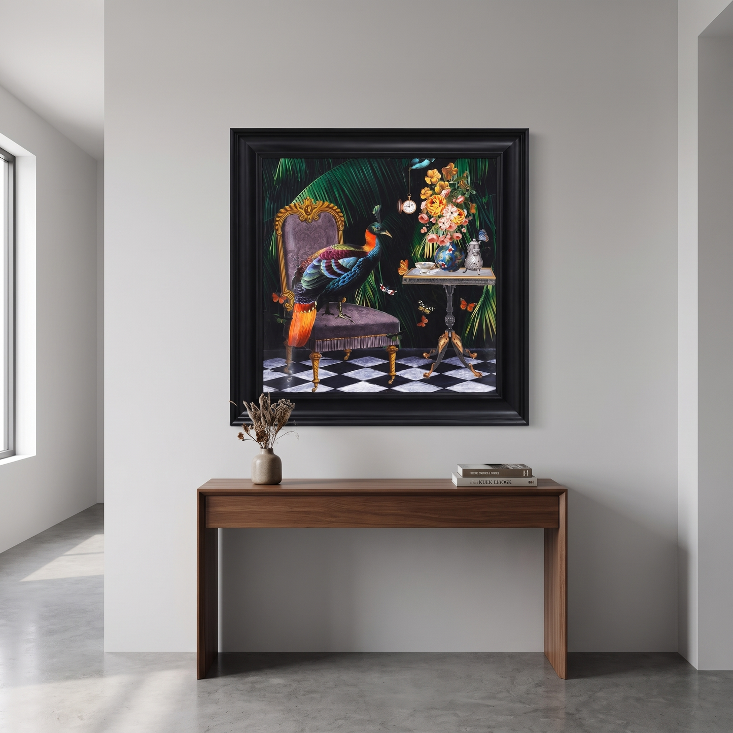 60006777 Tea Time Painting - 85 x 85cm