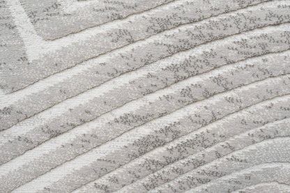 Rugs  -  Galleria Taupe & Cream Zebra Rug - Multiple Sizes  - 