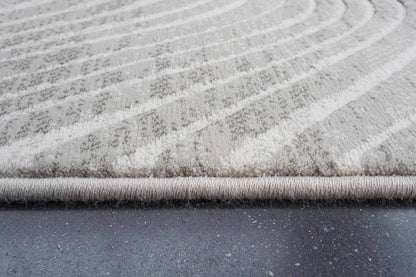 Rugs  -  Galleria Taupe & Cream Zebra Rug - Multiple Sizes  - 