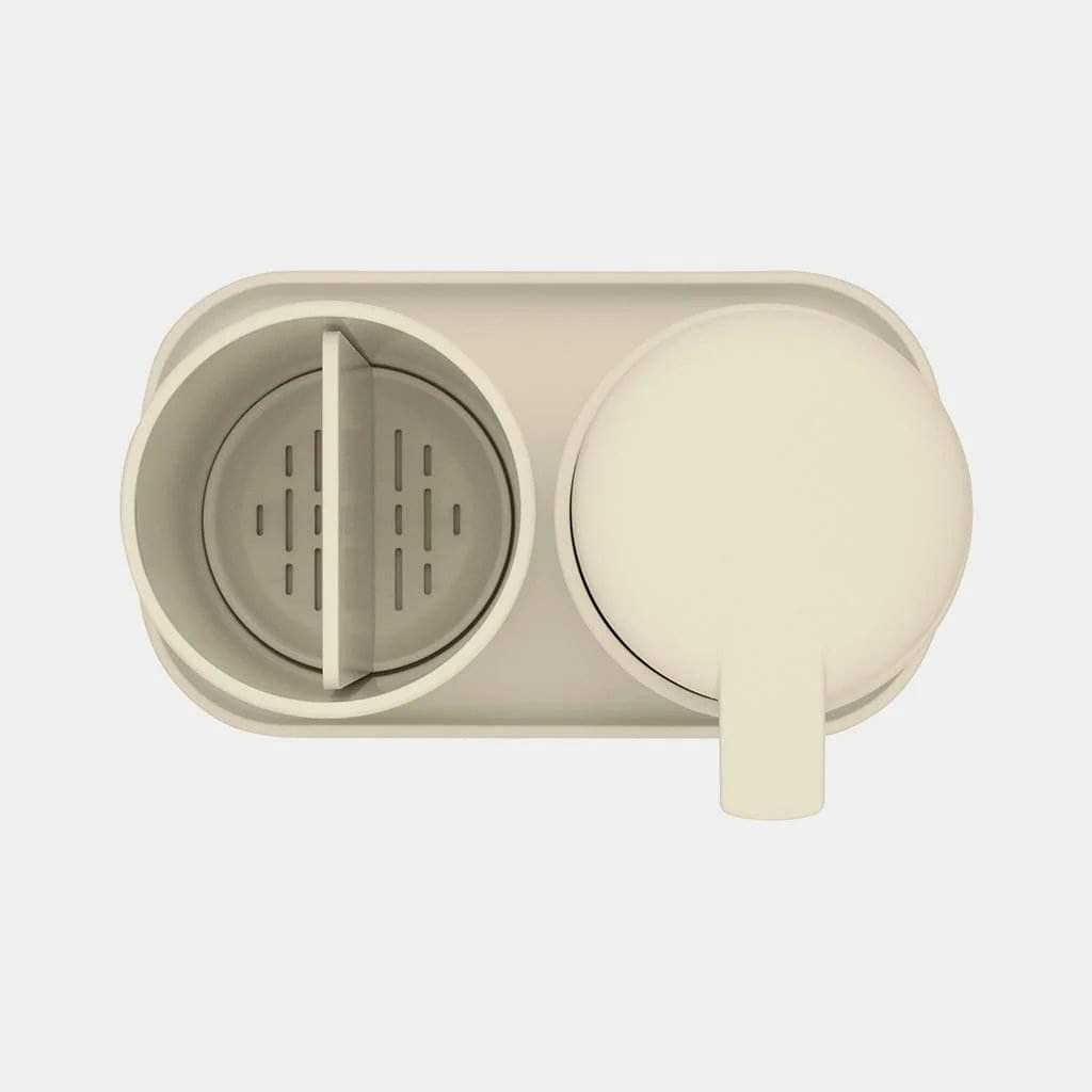 Homeware  -  Bathroom Accessory Set Of 3 - Soft Beige  -  60007578