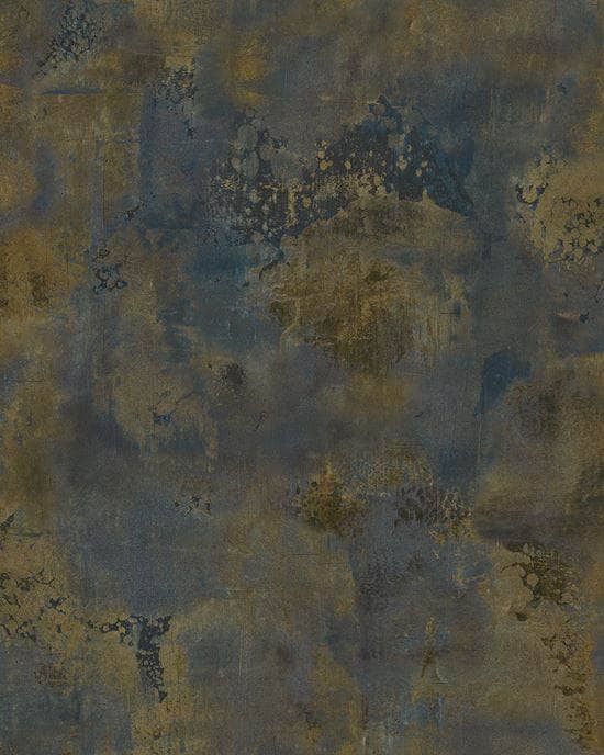 Wallpaper  -  Grandeco Galvanised Navy Wallpaper - 186402  -  60007609