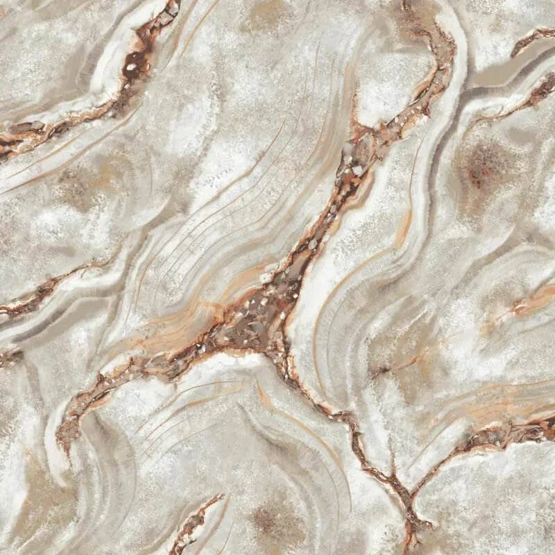 Wallpaper  -  Rasch Palmetto Agate Natural & Rust Wallpaper - 529418  -  60007633