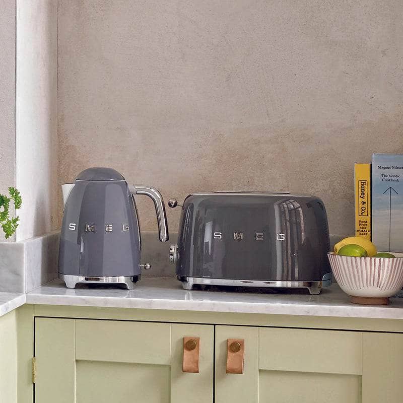 Kitchenware  -  Smeg Retro 2 Slice Toaster - Grey  -  60007906