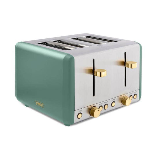 Kitchenware  -  Cavaletto 4 Slice Toaster - Green  -  60008047