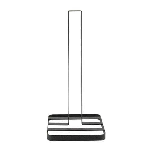 Kitchenware  -  Flat Iron Kitchen Roll Holder - Black  -  60008127