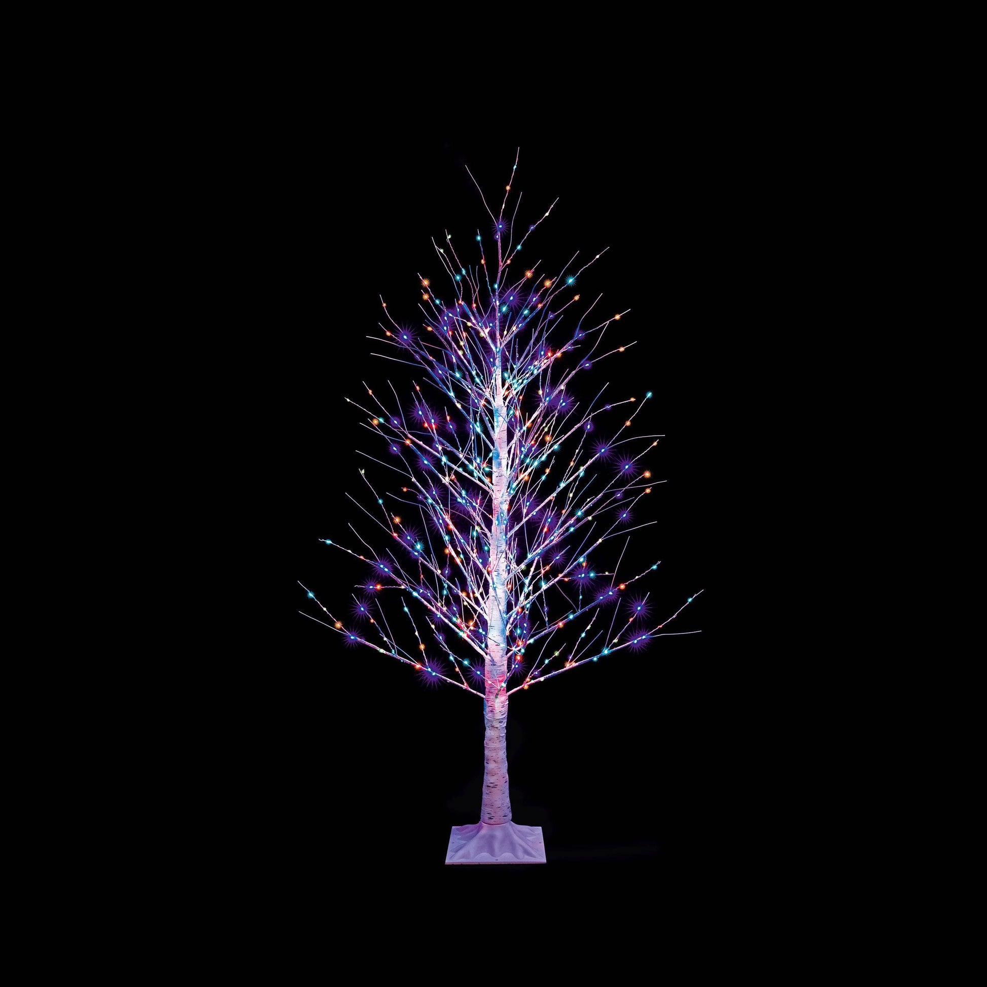 LED Rainbow Twinkle Birch Tree - 1.8m  -  60008737