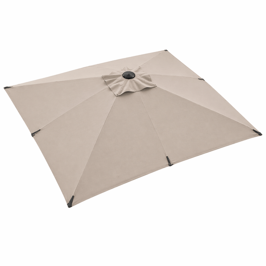 Gardening  -  Weatherking 3x3 Lazio Parasol Canopy Replacement - Light Taupe  -  60009008