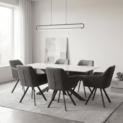 Furniture  -  Harper Table & 6 Dining Chairs  -  60009249