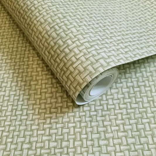 Wallpaper  -  Holden Basket Weave Green Wallpaper - 13581  -  60009448