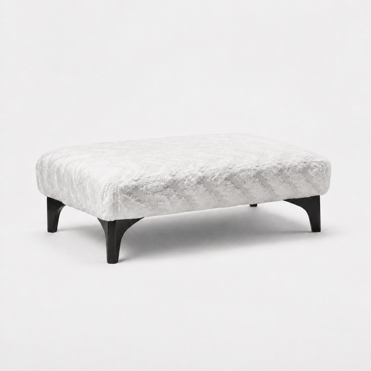 Furniture  -  Leon Footstool - Oyster  -  60009720