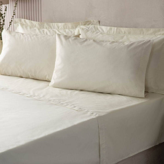 Homeware  -  200 Count Polycotton Duvet Cover - Ivory  - 