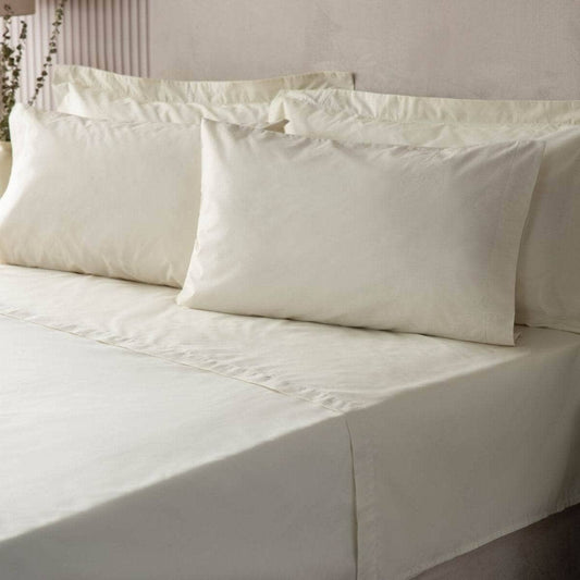 Homeware  -  Oxford Percale Pillowcase - Ivory  -  60009803