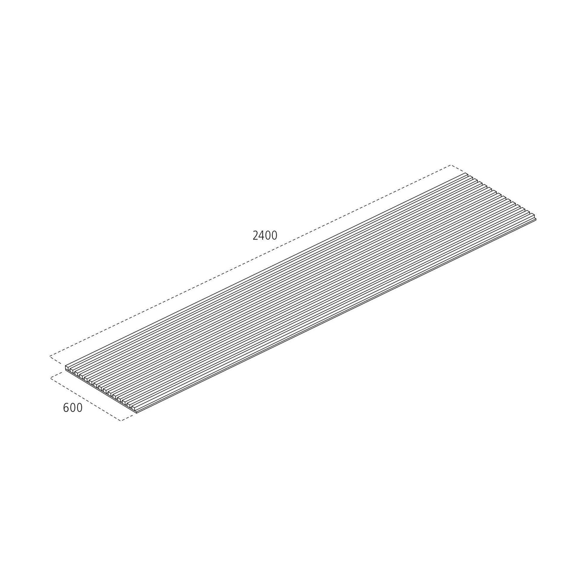 DIY  -  Acoustic Wall Panel - Light Oak  -  60011043