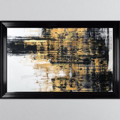 Pictures  -  Black & Gold Abstract Framed Picture 2  -  60010915