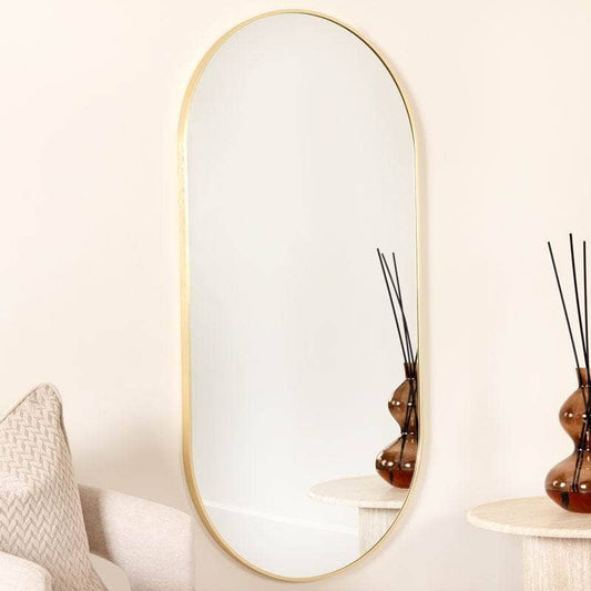 Mirrors  -  Gold Double Arch Mirror - 60 x 120cm  -  60010957