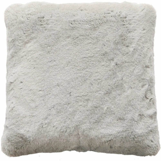 Homeware  -  Luxury Grey Faux Rabbit Cushion - 50 x 50cm  -  60010980