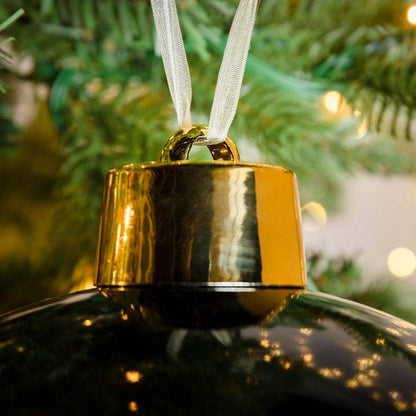 Christmas  -  Black Shiny XL Bauble - 25cm  -  60011123