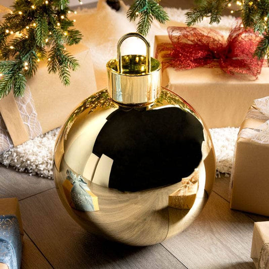 Christmas  -  Gold Giant Glass Sphere Christmas Bauble - 30cm  -  60011134