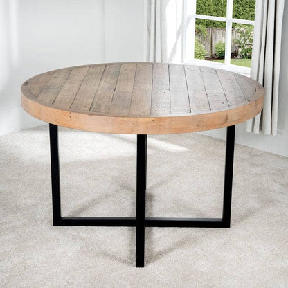 Furniture  -  Lincoln Round Dining Table & 4 Silver Montreal Dining Chairs  -  60011154