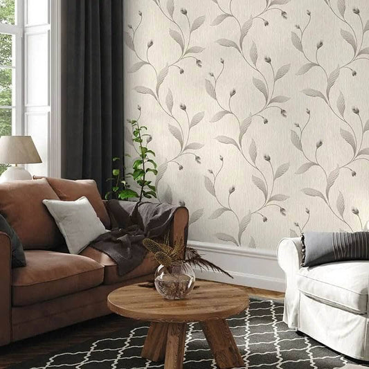 Wallpaper  -  Belgravia B10 Trail Charcoal Wallpaper - 41338  -  60011188