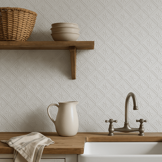 Wallpaper  -  Retford Anaglypta Amber Wallpaper - RD838  -  60011405