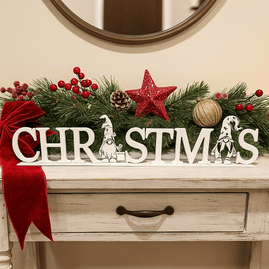 Christmas  -  White Metal Christmas Ornament - 78cm  -  60011529