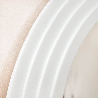 Mirrors  -  Ridged Arch Mirror - Matt White  -  60011578