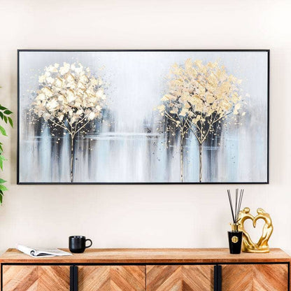 Pictures  -  Double Tree Canvas Framed Picture - 18212  -  60011587
