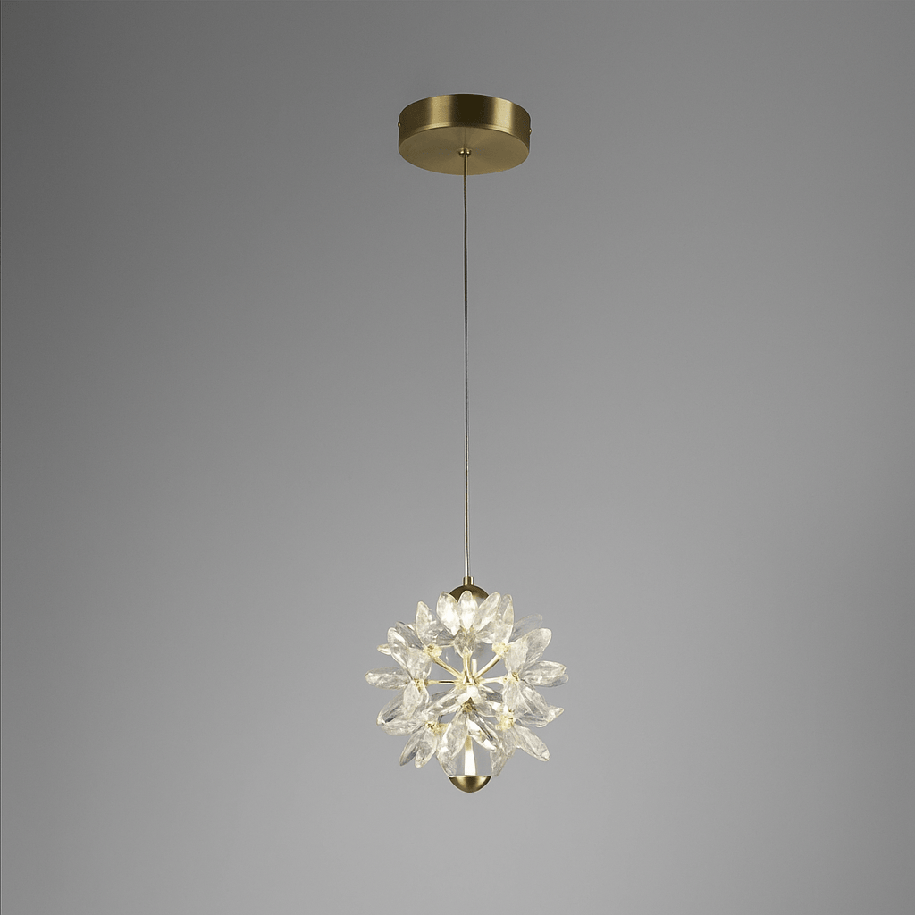 Lights  -  Milan LED Pendant Light - Satin Brass  -  60012024