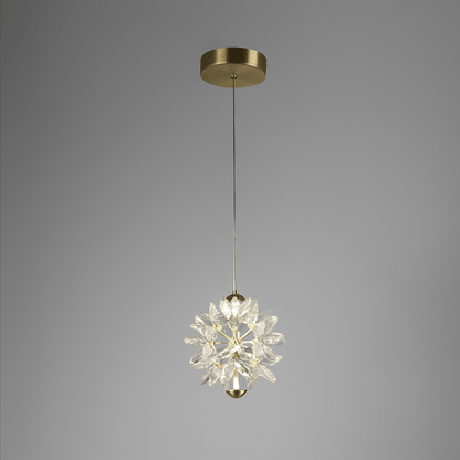 Lights  -  Milan LED Pendant Light - Satin Brass  -  60012024