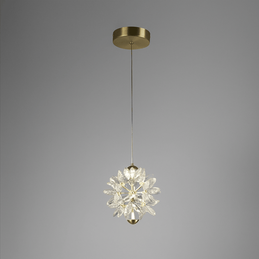Lights  -  Milan LED Pendant Light - Satin Brass  -  60012024