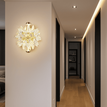 Lights  -  Milan LED Wall Light - Satin Brass  -  60012026