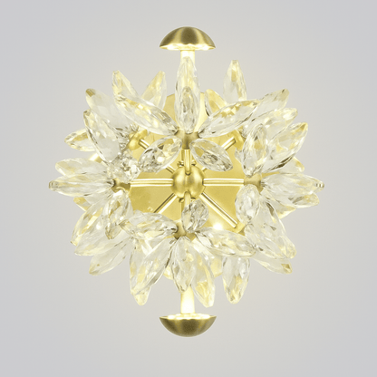 Lights  -  Milan LED Wall Light - Satin Brass  -  60012026