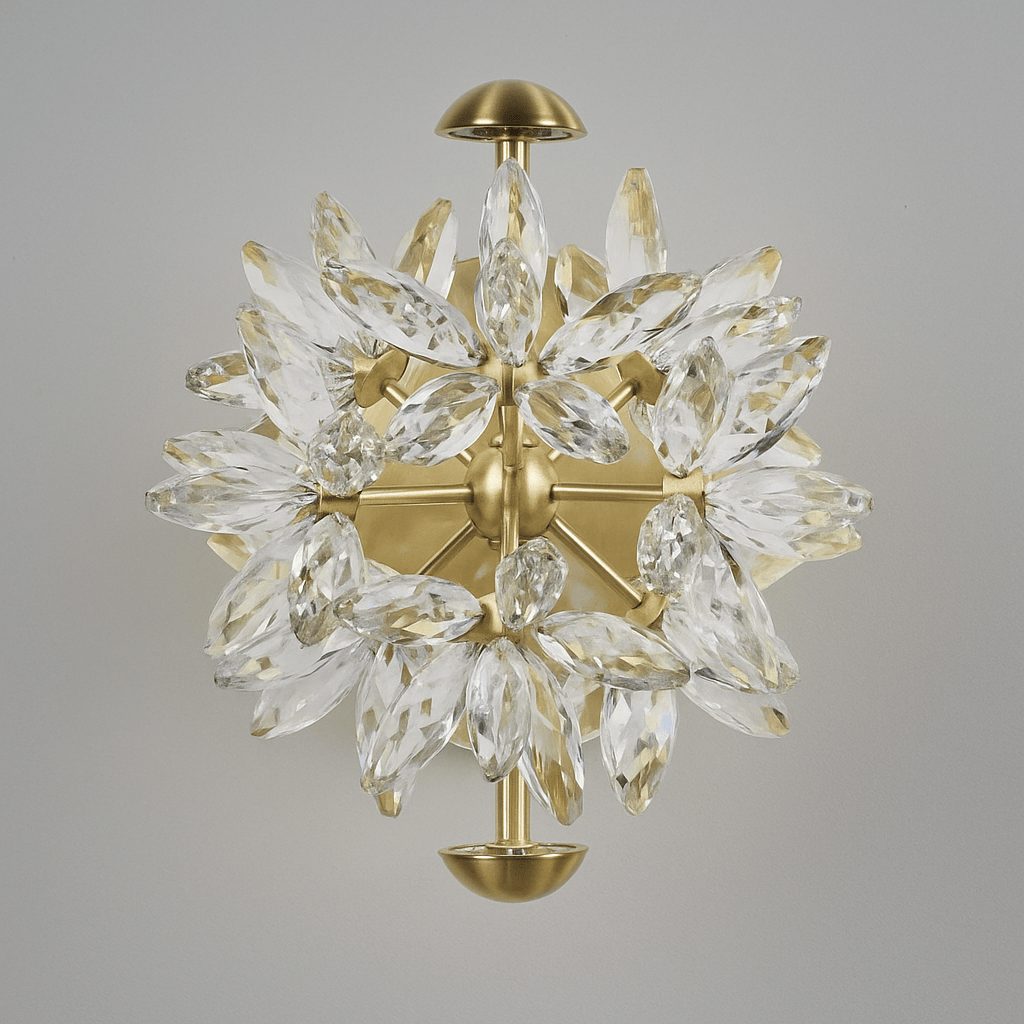 Lights  -  Milan LED Wall Light - Satin Brass  -  60012026