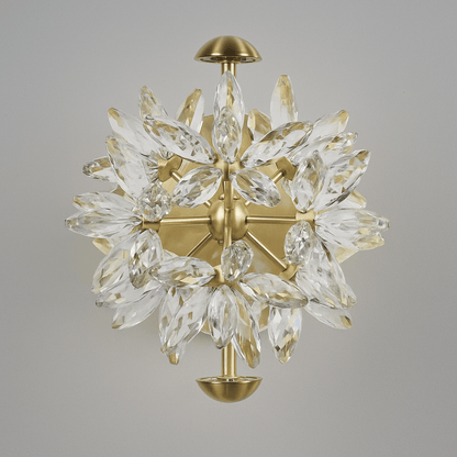 Lights  -  Milan LED Wall Light - Satin Brass  -  60012026