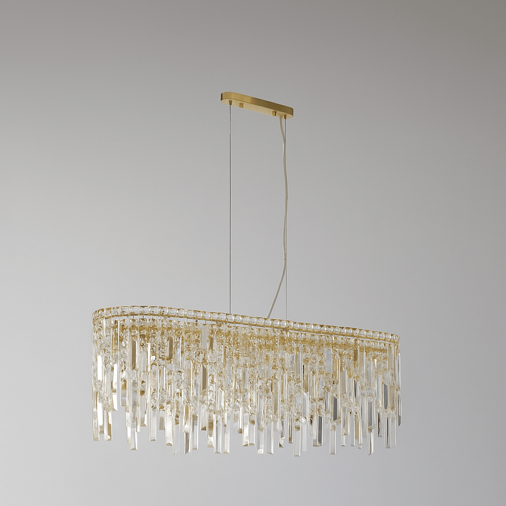 Lights  -  Naples 8 Light Pendant Light - Satin Brass  -  60012028