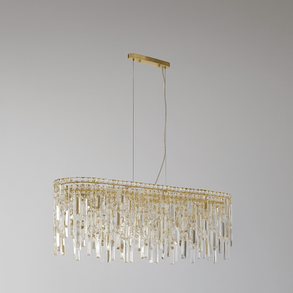 Lights  -  Naples 8 Light Pendant Light - Satin Brass  -  60012028