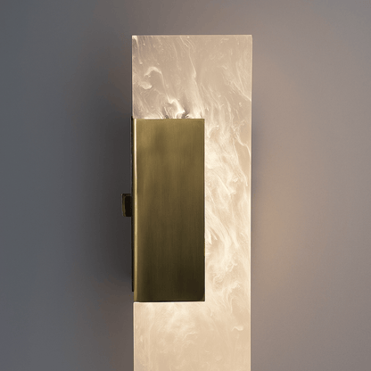 Lights  -  Venice Rectangle Wall Light - Satin Brass  -  60012031