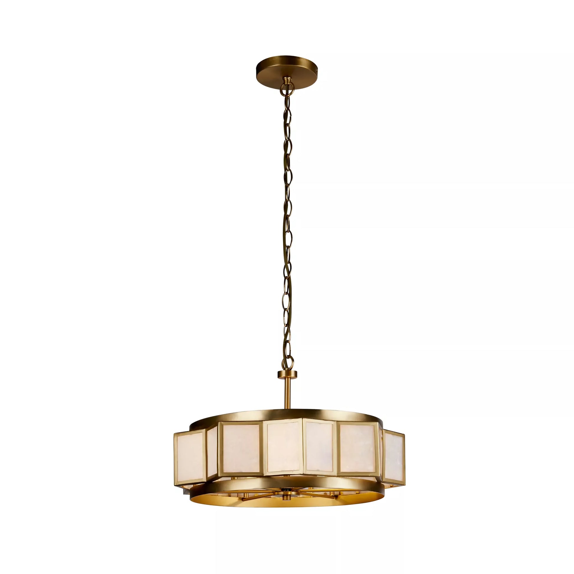 Lights  -  L&B 23012-450GO 3 Light Pendant Ceiling Light - Gold  -  60012040