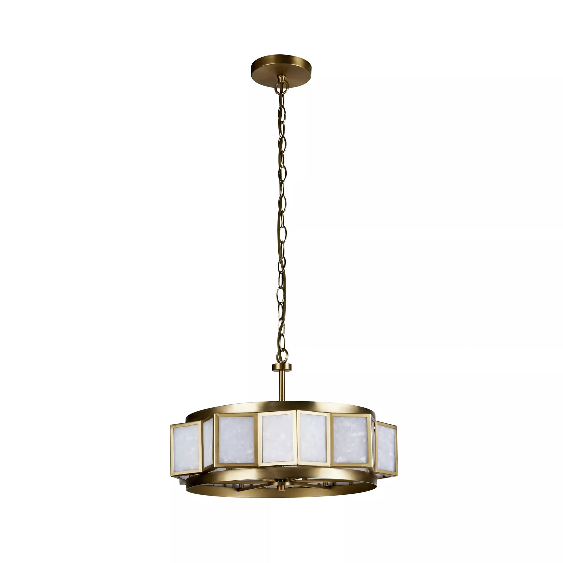 Lights  -  L&B 23012-450GO 3 Light Pendant Ceiling Light - Gold  -  60012040