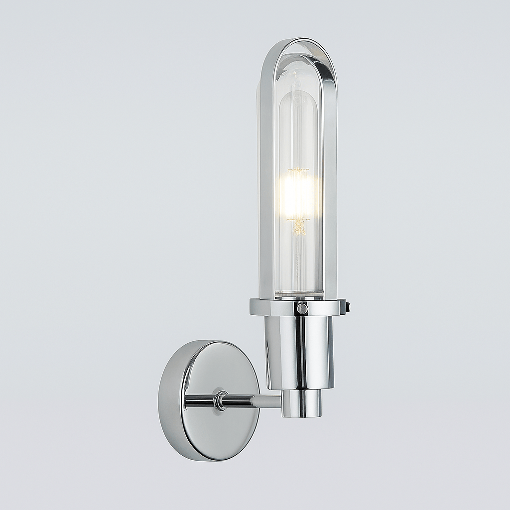 Lights  -  Turin Bathroom Wall Light - Chrome  -  60012046