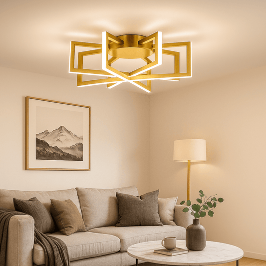 Lights  -  Como Flush Gold Light  -  60012058