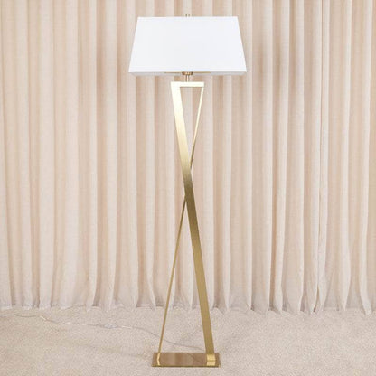 Lights  -  Brindisi Floor Lamp - Satin Brass  -  60012069