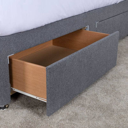  -  Outlet Diamond Single Divan Set - Titanium  -  60012102