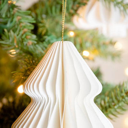 Christmas  -  White Tree Christmas Decoration - 20cm  -  60012149