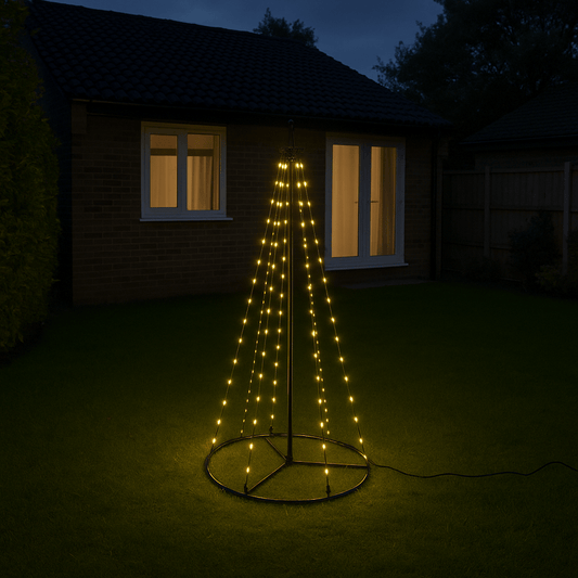 Christmas  -  Pyramid Christmas Tree LED Lights - 1.4m  -  60012269
