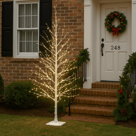 Christmas  -  560 LED Christmas Birch Tree Warm White - 1.5m  -  60012275