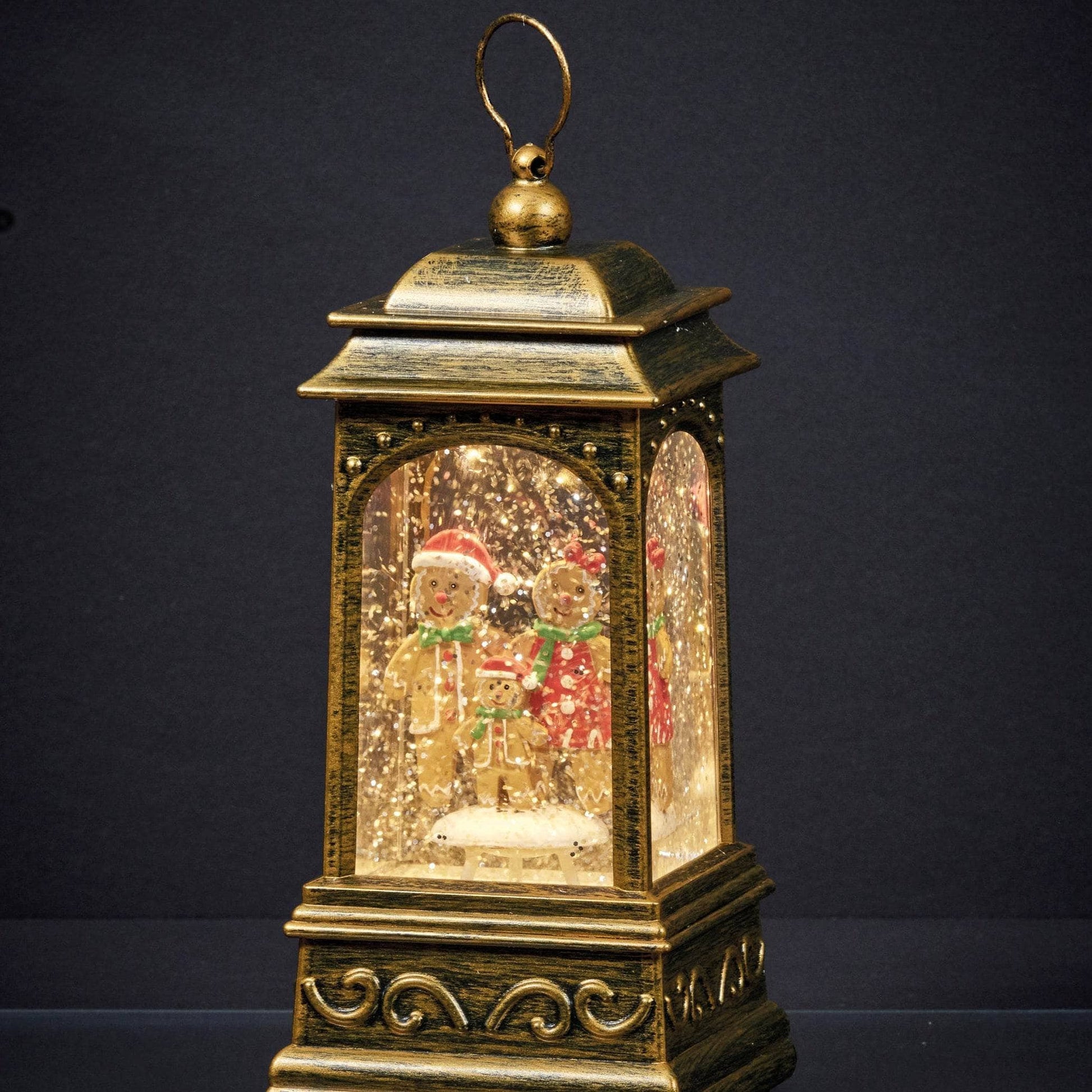 Christmas  -  Gingerbread Water Spinner - 21cm  -  60012278