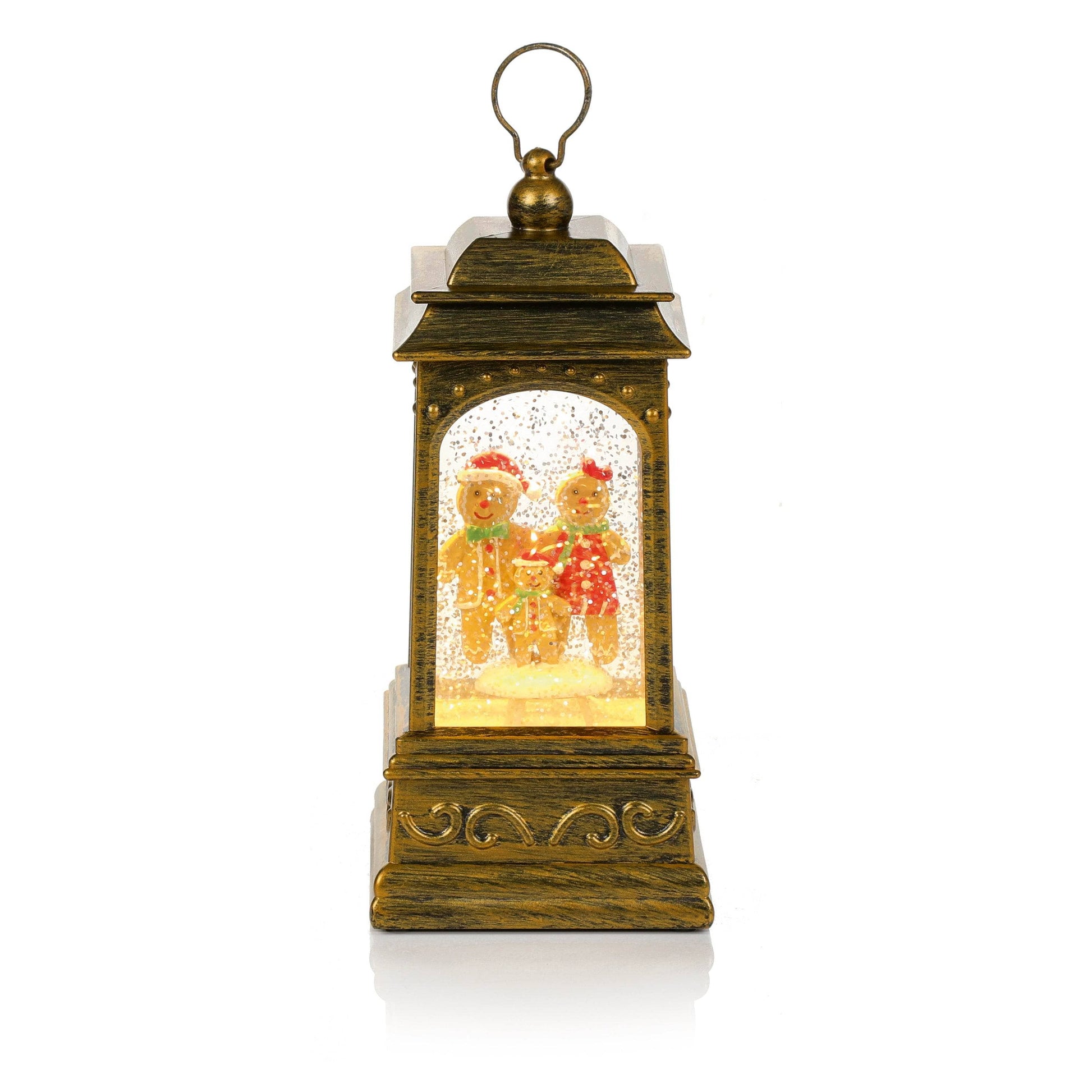 Christmas  -  Gingerbread Water Spinner - 21cm  -  60012278